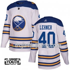 Buffalo Sabres tröja Robin Lehner 40 2018 Winter Classic Adidas Vit Authentic - NHL Tröjor Barn